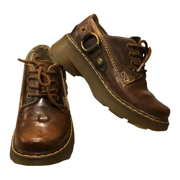 YK2 Doc Martens | Brown Platform Sigma Shoes (Women’s Size 6) - Picture 2 of 13